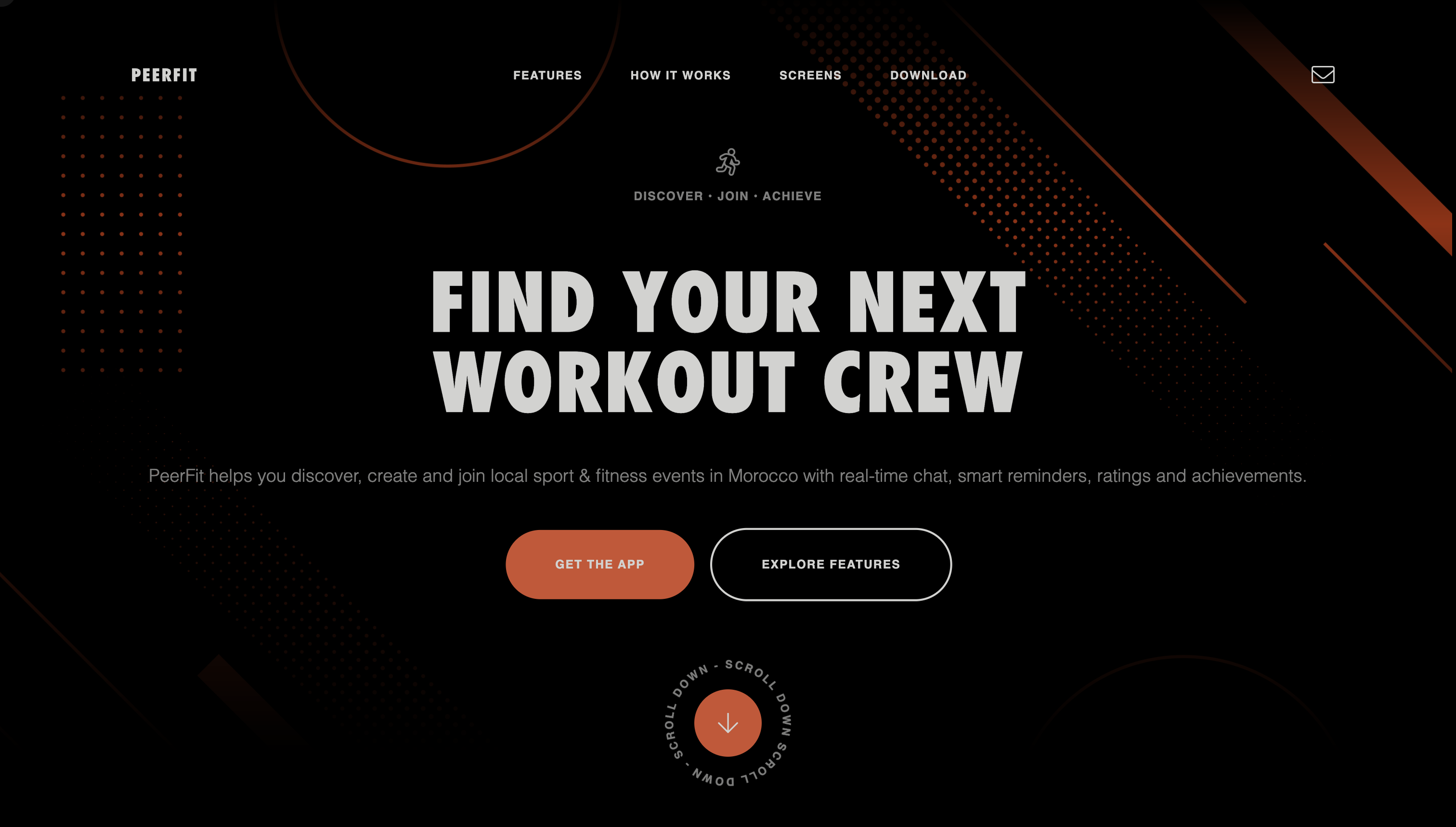PeerFit website preview